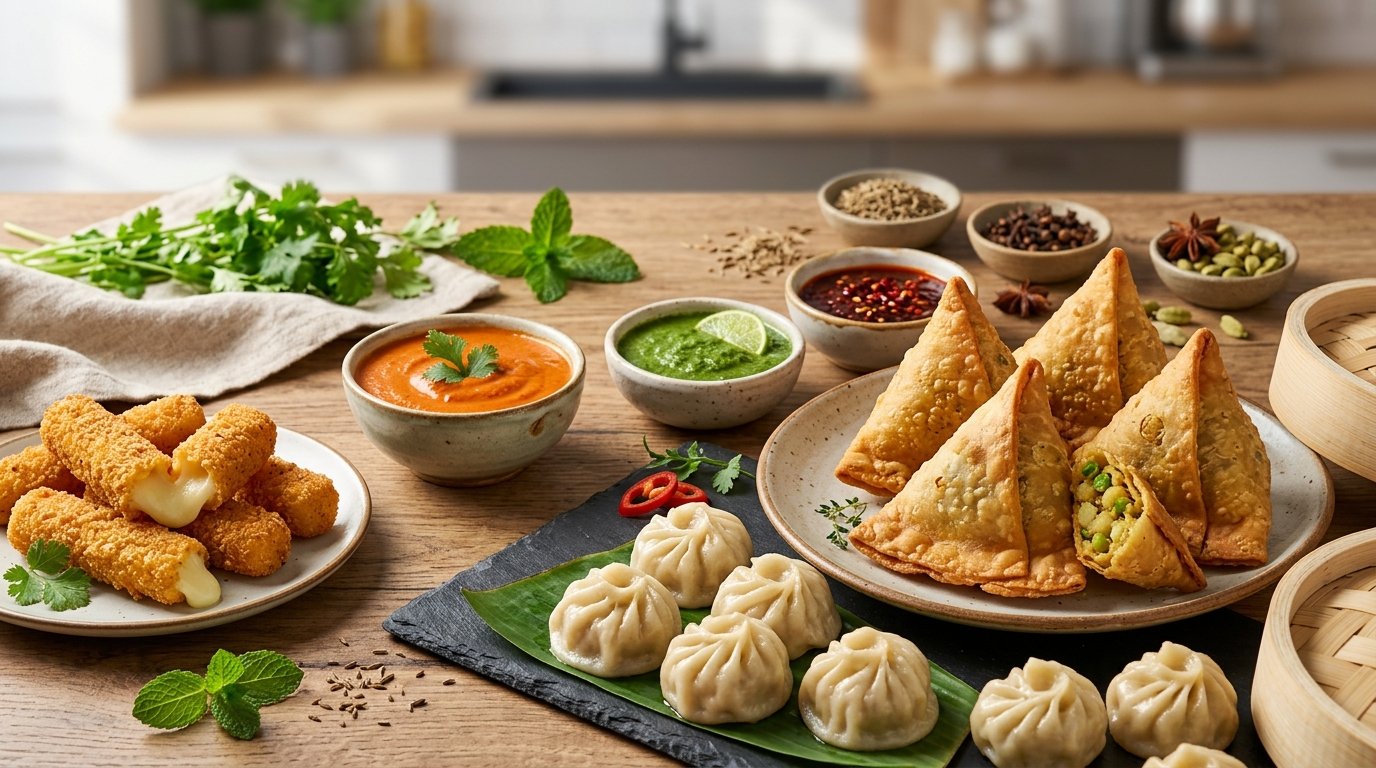 BG Foods Artisanal Samosas and Sauces