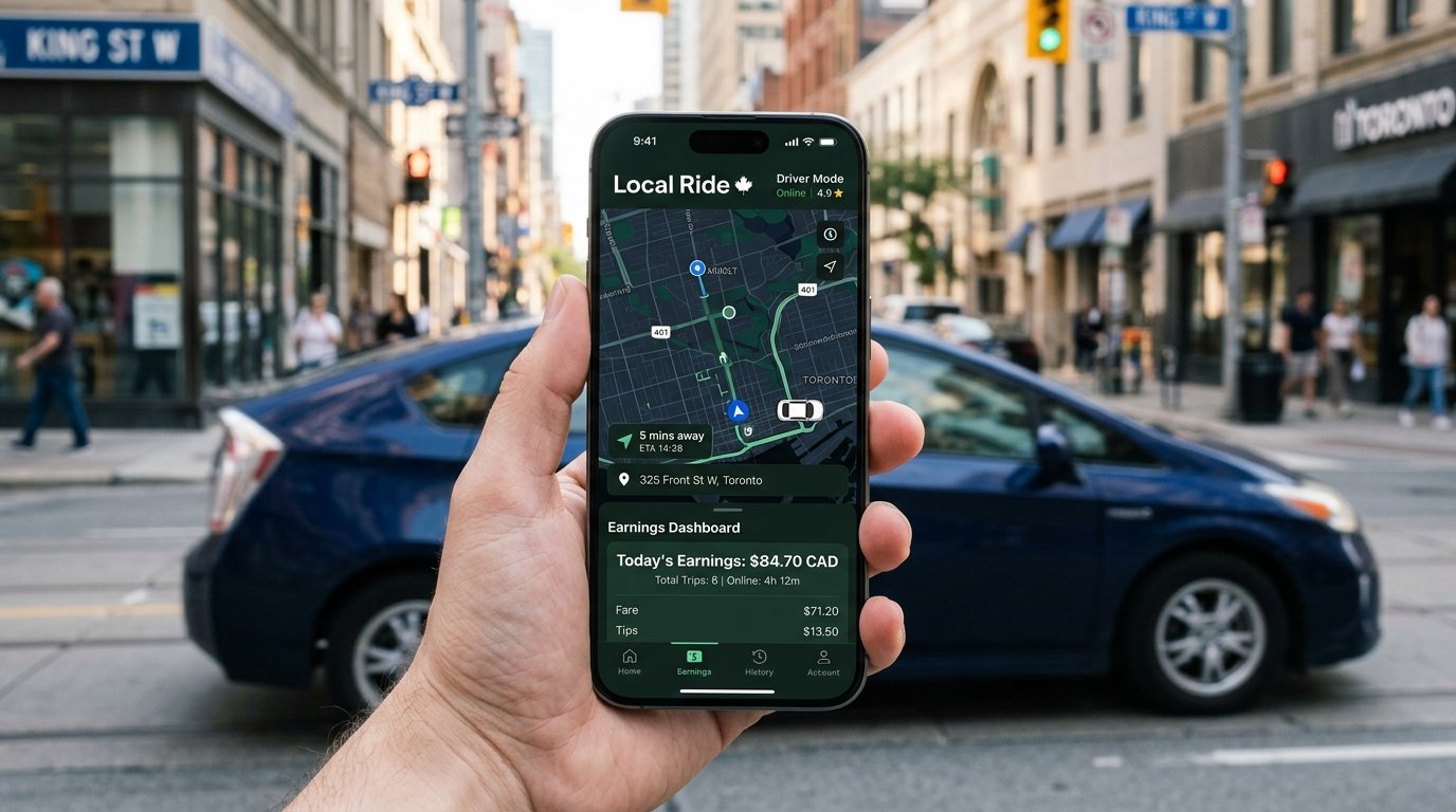 Local Ride Mobile App by BG Tech & Infinity Digital