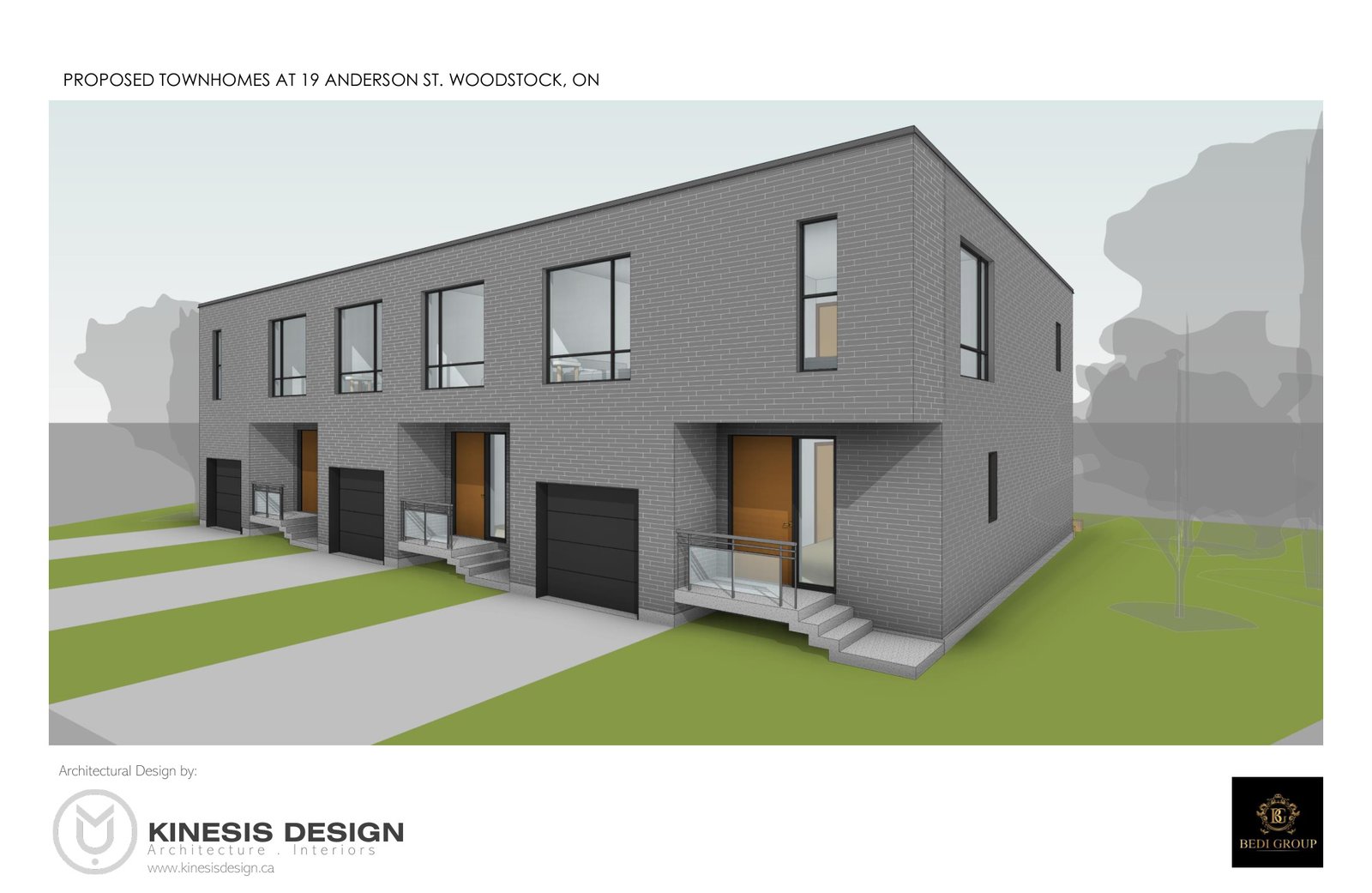 Proposed Townhomes Development - 19 Anderson St, Woodstock, ON